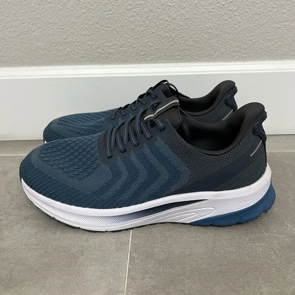 Orthofeet Tilos Size 10.5 Blue 2E X-Wide Orthopedic Walking Sneakers Shoes